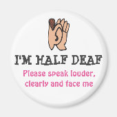 私は半盲 マグネット (正面)