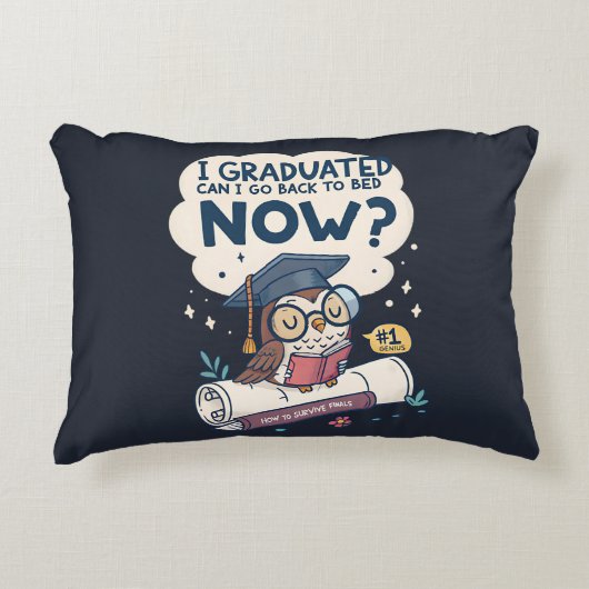 私は卒業してもベッドに戻れる アクセントクッション (正面)