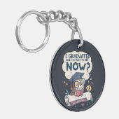 私は卒業してもベッドに戻れる キーホルダー (正面左)