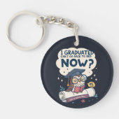 私は卒業してもベッドに戻れる キーホルダー (正面)
