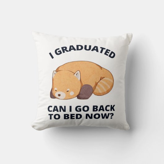 私は卒業してもベッドに戻れる クッション (正面)