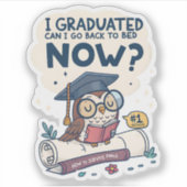 私は卒業してもベッドに戻れる シール (正面)