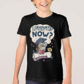 私は卒業してもベッドに戻れる トライブレンドＴシャツ (正面)