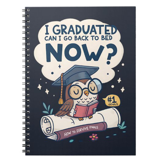 私は卒業してもベッドに戻れる ノートブック (正面)