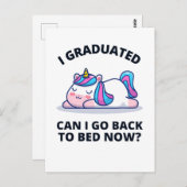 私は卒業してもベッドに戻れる ポストカード (正面/裏面)