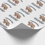 私は卒業してもベッドに戻れる ラッピングペーパー (角)