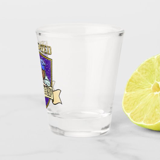 私は卒業することができますもう眠い先輩ベッドに戻る ショットグラス (右)