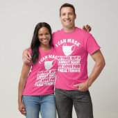 私は卓球に対する愛を隠すことができない Tシャツ (ユニセックス)