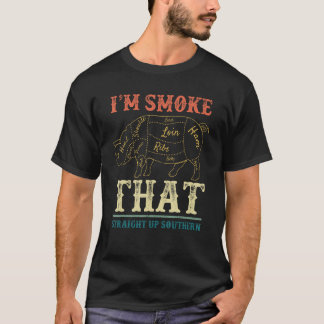 私は南の豚の真っすぐに煙ヴィンテージRe Tシャツ