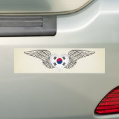 私は南朝鮮-翼--を愛します バンパーステッカー (車上)