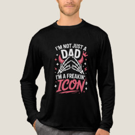 私は単なるパパではないフリーキンのアイコンTシャツ トライブレンドTシャツ