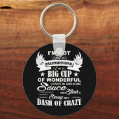 私は単なるプロではない、私はWの大きなカップ キーホルダー (正面)