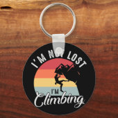 私は単なる失った登山マウスパッドではない キーホルダー (正面)