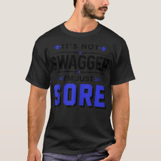 私は単にフィットネスジムを痛めているSwaggerではないおもしろい Tシャツ