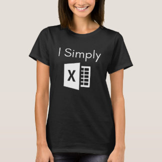 私は単に会計士おもしろいTシャツ Tシャツ