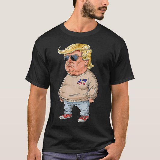 私は単に冷たい男である – Chill男おもしろいミームトランプ Tシャツ (正面)