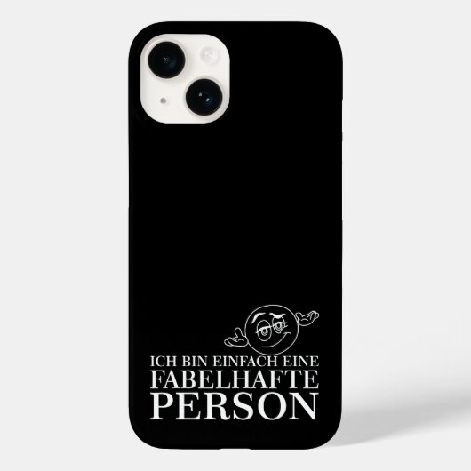 私は単に素晴らしい人物なんだ! Case-Mate iPhoneケース (裏面)
