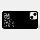 私は単に素晴らしい人物なんだ! Case-Mate iPhoneケース (裏面 (横))
