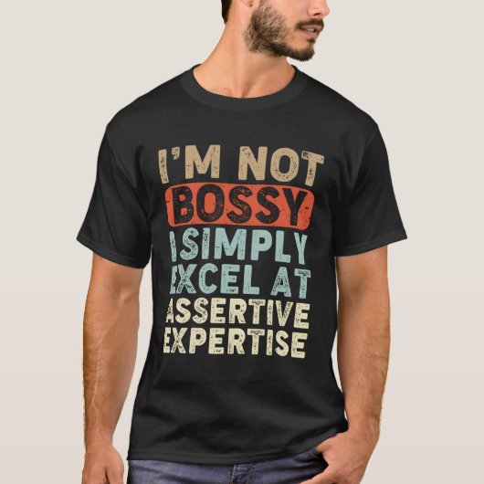 私は単に自己主張の専門家に秀でている自信がない Tシャツ (正面)
