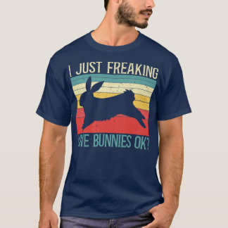 私は単に自由な愛バニーOKバニーウサギ恋人 Tシャツ