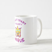 私は単熱狂するなるユニーク コーヒーマグカップ (正面右)