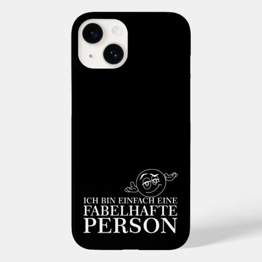 私は単純に素晴らしい人です! Case-Mate iPhoneケース (裏面)