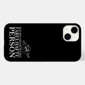 私は単純に素晴らしい人です! Case-Mate iPhoneケース (裏面 (横))