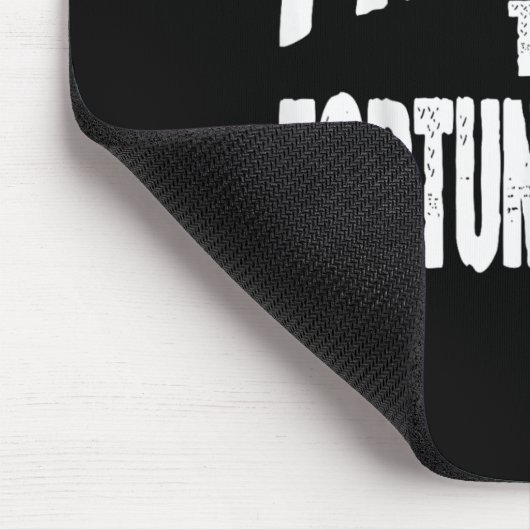 私は占い師のアローおもしろいトと一緒だ マウスパッド (コーナー)