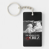 私は印を付けられたKeychainです: Cruz キーホルダー (正面)