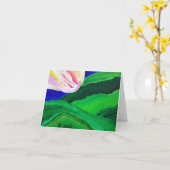 私は印Eastonによって、挨拶状作成します カード (黄色い花)