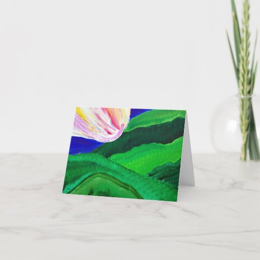 私は印Eastonによって、挨拶状作成します カード (正面)