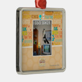 私は危険を感じます メタルオーナメント (右)