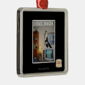 私は危険を感じる メタルオーナメント (右)