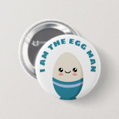 私は卵の男だ 缶バッジ (正面&裏面)