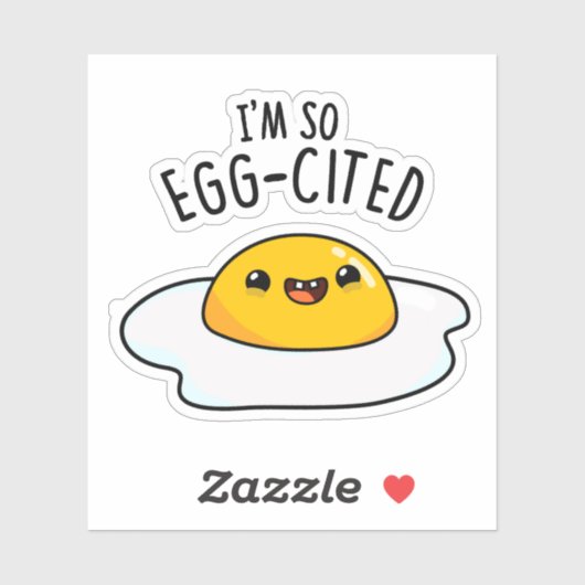 私は卵引き揚げおもしろい卵プリン シール (シート)