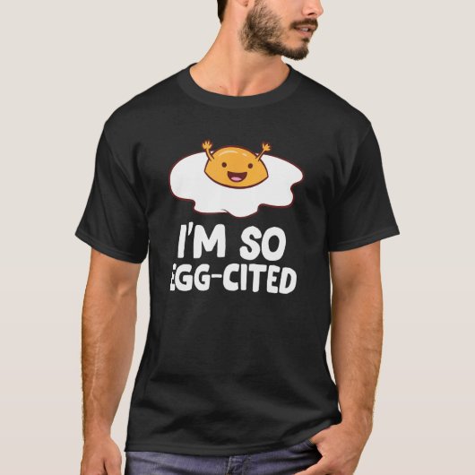 私は卵引き朝食卵焼き卵だから Tシャツ (正面)