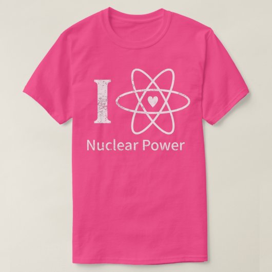 私は原子力が大好き1 Tシャツ (デザイン正面)