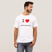 私は原子及びレーザーの物理学を愛します Tシャツ (正面フル)