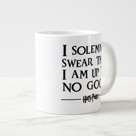私は厳粛に自分が駄目だと誓う™ ジャンボコーヒーマグカップ (正面右)
