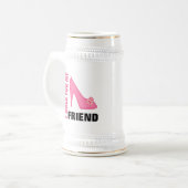 私は友人のために歩く ビールジョッキ (正面左)