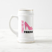 私は友人のために歩く ビールジョッキ (左)