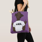 私は友人のトートバック愛します トートバッグ (クローズアップ)