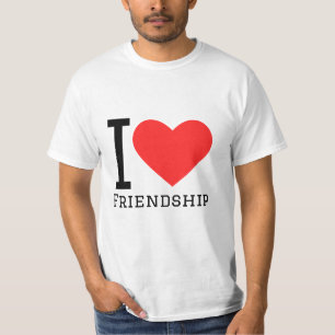 私は友情が大好きだ Tシャツ