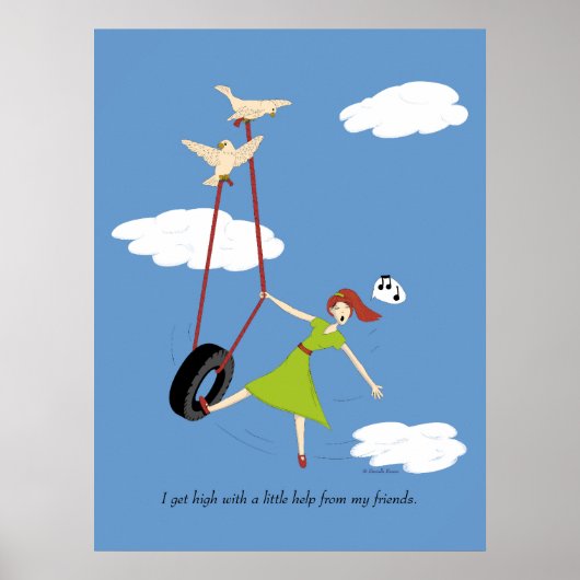 私は友達から救済少し元気になる。 ポスター (正面)