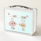 私は友達で幸せな脳を持っている メタルランチボックス (裏面)