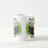 私は友達のマグカップを口にしゃべる。 コーヒーマグカップ (中央)