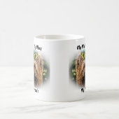 私は友達のマグカップを口にしゃべる。 コーヒーマグカップ (中央)