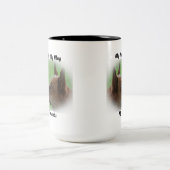 私は友達のマグカップを口にしゃべる。 ツートーンマグカップ (中央)