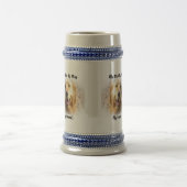 私は友達のマグカップを口にしゃべる。 ビールジョッキ (中央)