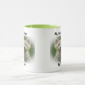 私は友達のマグカップを口にしゃべる。 マグカップ (中央)